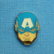 1 PIN'S /  ** MASQUE DE CAPTAIN AMÉRICA Steven « Steve » ROGERS / THE AVENGERS / MARVEL COMICS ** . (©Marvel ©Disney) - Films