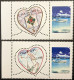 3632Ab Et 3633Ab Cœur Chanel, La Paire Cote 45€ - Unused Stamps