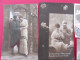 Delcampe - Lot De 7 Cartes Postales. Militaire Baiser Amour  Marguerite Couple Guerre 14-18 - Collezioni E Lotti