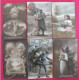 Lot De 6 Cartes Postales. Militaire Baiser Amour  Serment Couple Affection Fauché Guerre 14-18 - Colecciones Y Lotes