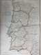 Charte Von Portugal.  Kupferstich-Karte. - Topographical Maps