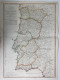 Charte Von Portugal.  Kupferstich-Karte. - Cartes Topographiques