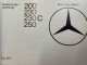 Mercedes-Benz 200, 230, 230 C, 250. Bedienungsanleitung. - Verkehr