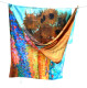 Unique Vincent Van Gogh Style Silky Feel Large Scarf - Two Different Sides - Scarves