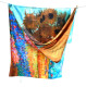 Unique Vincent Van Gogh Style Silky Feel Large Scarf - Two Different Sides - Foulards