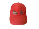 Red GIBRALTAR Hand Painted Baseball Cap - Size 57 Cm Adjustable - Sonstige & Ohne Zuordnung