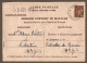 !!! ENTIER POSTAL 1 FRANC 20 PÉTAIN, DEMANDE D'EXTRAIT DE MARIAGE, 1944 - 1941-42 Pétain