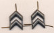 Collar Tabs Metall. Kragenspiegel.Oberfeldwebel. - Uniformes