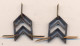 Collar Tabs Metall. Kragenspiegel.Oberfeldwebel. - Uniformes