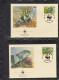 TONGA  1140-1143, 4 FDC, WWF, Weltweiter Naturschutz: Kurzkammleguan, 1990 - Tonga (1970-...)