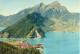 STANSSTAD , BLICK AUF HERGISWIL UND PILATUS - F.P. - Hergiswil