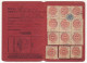 FRANCE - Carte Confédérale Unitaire C.G.T.U. 1923 Bâtiment Travaux Publics Avec Vignettes De Cotisations - Documents Historiques