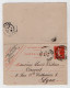 TB 4553 - 1909 - Entier Postal / Carte - Lettre / M. FLECHER à MARSEILLE Pour M. DICHAN, Fabricant De Cannes à LYON - Kartenbriefe