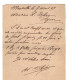 TB 4553 - 1909 - Entier Postal / Carte - Lettre / M. FLECHER à MARSEILLE Pour M. DICHAN, Fabricant De Cannes à LYON - Cartes-lettres