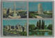 Argentina 1960 Postcard Photo Buenos Aires Sent To Blumenau Brazil Stamp Writer Esteban Echeverría - Storia Postale