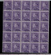 N° 431 ( ** )  En Blocs Diverses Teintes  - Soit: 93 Timbres - 1936-1951 Poortman