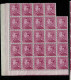 N° 429 ( ** ) Diverses Teintes ( Blocs ) Soit 89 Timbres - 1936-51 Poortman