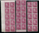 N° 429 ( ** ) Diverses Teintes ( Blocs ) Soit 89 Timbres - 1936-1951 Poortman