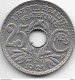 France 25 Centimes  1925  Km  867a   Xf - 25 Centimes