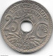 France 25 Centimes  .1939.  Km  867b  Unc - 25 Centimes