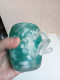 Delcampe - Vase Ancien Pate De Verre Cristalerie D'art De Toul Hauteur 12 Cm - Vazen