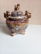 Brule Parfum En Porcelaine Japonais Satsuma Hauteur 17 Cm - Art Asiatique