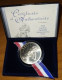 USA America One Dollar 1995 1 $ Civil War Silver Coin + Box - Herdenking