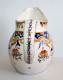 JOLI ANCIEN BROC, CARAFE CRUCHE VERSEUSE PICHET En FAIENCE EMAILLÉE, STYLE ROUEN / ART DECORATIF FRANCAIS (0901.3) - Andere & Zonder Classificatie