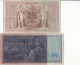 Delcampe - Kleines Konvolut An Reichsbanknoten - Colecciones