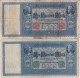 Delcampe - Kleines Konvolut An Reichsbanknoten - Sammlungen