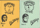 BLAKE'S SEVEN Set Of 5 Fanzine BORROWED TIME  - COMPLETE SET (1985- 1987)  Blakes 7 - Adapté à L'Écran