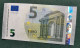 5 EURO SPAIN 2013 DRAGHI V008B2 VB SC FDS UNC. ONLY FOUR ODD NUMBERS - 5 Euro
