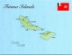 20-1-2024 (1 X 3) Flags & Map - 3 Postcards - (Pacific Region) French Polynesia & Futuna + Kiribati Island - Autres & Non Classés