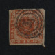 DENMARK 1862, Horn With Lines, 4 S, Mi #7, Used, CV: €20 - Oblitérés