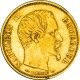 Second Empire - 10 Francs Napoléon III Petit Module 1854 Paris - 10 Francs (goud)