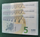 5 EURO SPAIN 2013 LAGARDE V015C4 VC CORRELATIVE TRIO SC FDS UNCIRCULATED PERFECT - 5 Euro