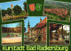 BAD RADKERSBURG, MULTIPLE VIEWS, ARCHITECTURE, TOWER, POOL, CARS, RESORT, EMBLEM, AUSTRIA, POSTCARD - Bad Radkersburg