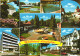 BAD NAUHEIM, MULTIPLE VIEWS, ARCHITECTURE, POOL, RESORT, FOUNTAIN, CARS, HESSE, GERMANY, POSTCARD - Wetterau - Kreis