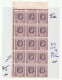 Leeward Island 1942 SG 109 Block Of 15 Stamps With Errors And Variety's, E Broken Left Row 4th Stamp (SG109 Ab)and(sh16) - Abarten & Kuriositäten
