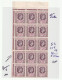 Leeward Island 1942 SG 109 Block Of 15 Stamps With Errors And Variety's, E Broken Left Row 4th Stamp (SG109 Ab)and(sh16) - Errors, Freaks & Oddities (EFOs