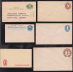 USA Ca 1890-1930 Collection 6 Postal Stationery ** MNH - Andere & Zonder Classificatie