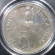 India - 50 Paise + 10 Rupie 1972 - 25° Indipendenza - KM# 60 + KM# 187.1 - Inde