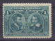 Canada 1908 Mi. 85, 1c. Jacques Cartier & Samuel De Champlain, MH* (2 Scans) - Nuevos