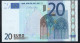 &euro; 20  H SLOVENIA  R027  DRAGHI  UNC - 20 Euro