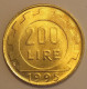 1995 - Italia 200 Lire     ------- - 200 Liras