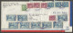 1947 Airmail Cover 60c War/Citizen Multi Franking Montreal PQ Quebec To England - Storia Postale