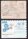 Russia: 11x Cover, 1993-1994, Meter Cancel, Partly Use Of Old USSR Ones, Inflation, Post-Soviet Chaos (minor Damage) - Brieven En Documenten