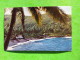 CARTE POSTALE TAHITI FARE TIMBRE N°39 + CACHET VISITE GÉNÉRAL DE GAULLE 8/9/1966 - Polinesia Francese
