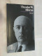 Theodor W. Adorno. - Biographies & Mémoirs