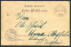 1901 China / Germany Boxer Rebellion Field Post Office Postcard / Feldpostkarte K.D. Feldpostation No 4 Tongku - Covers & Documents